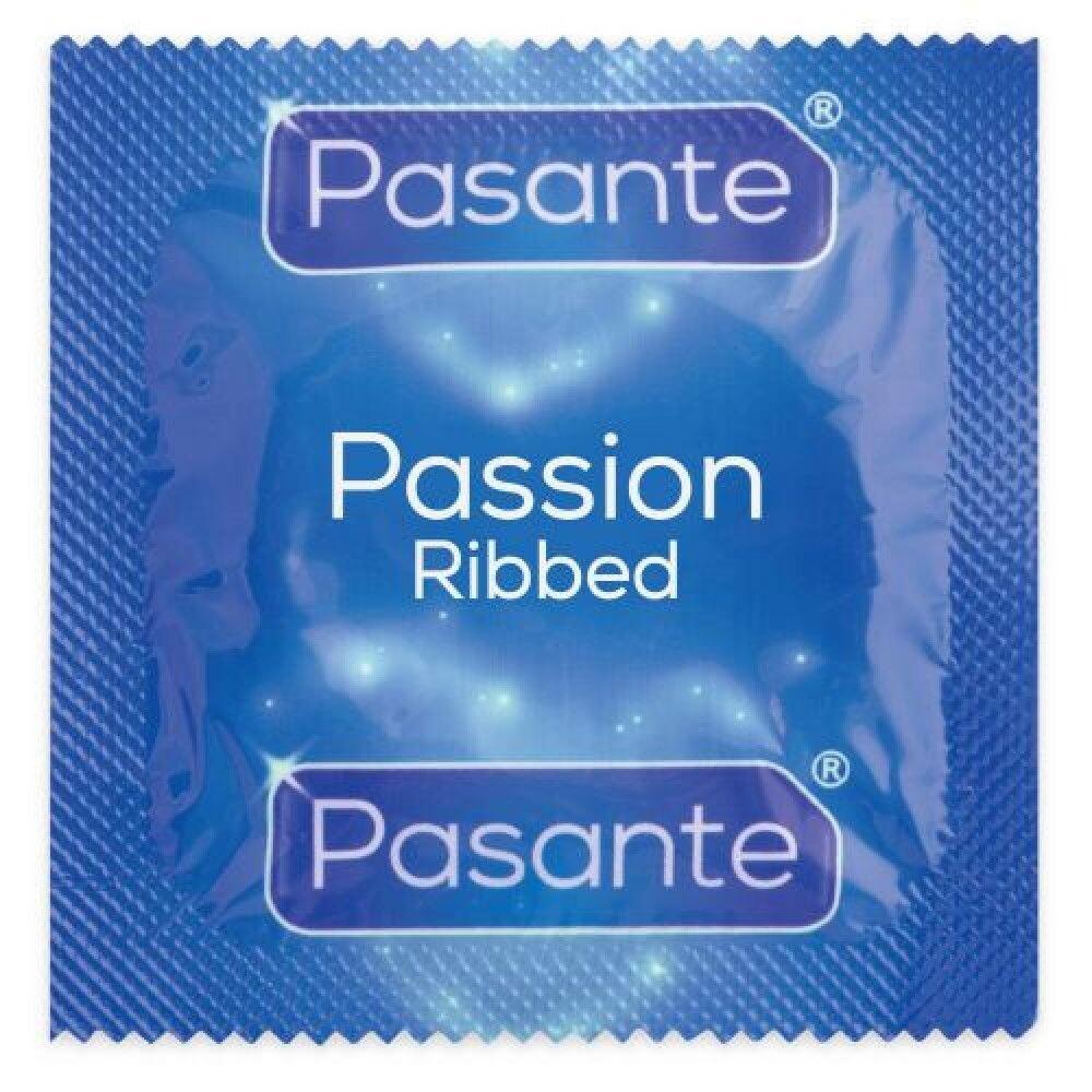 Preservativi Stimolanti Pasante Ribbed Passion thumbnail 2