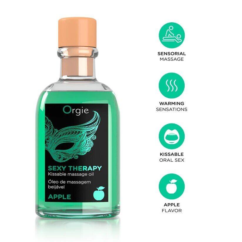 Olio Massaggio Sexy Therapy Mela Verde thumbnail 3