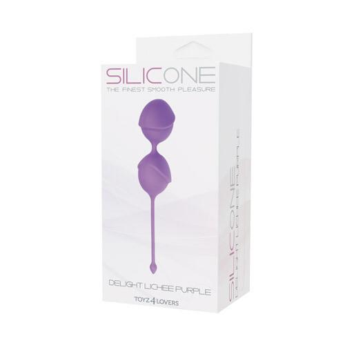 Palline delight pussy lichee silicone purple thumbnail 2