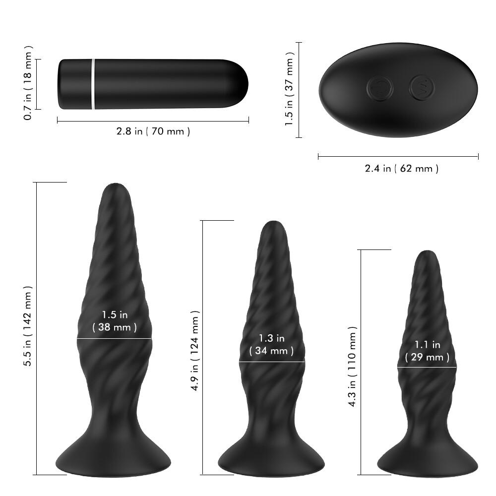Plug Anale Old Manners Set thumbnail 3