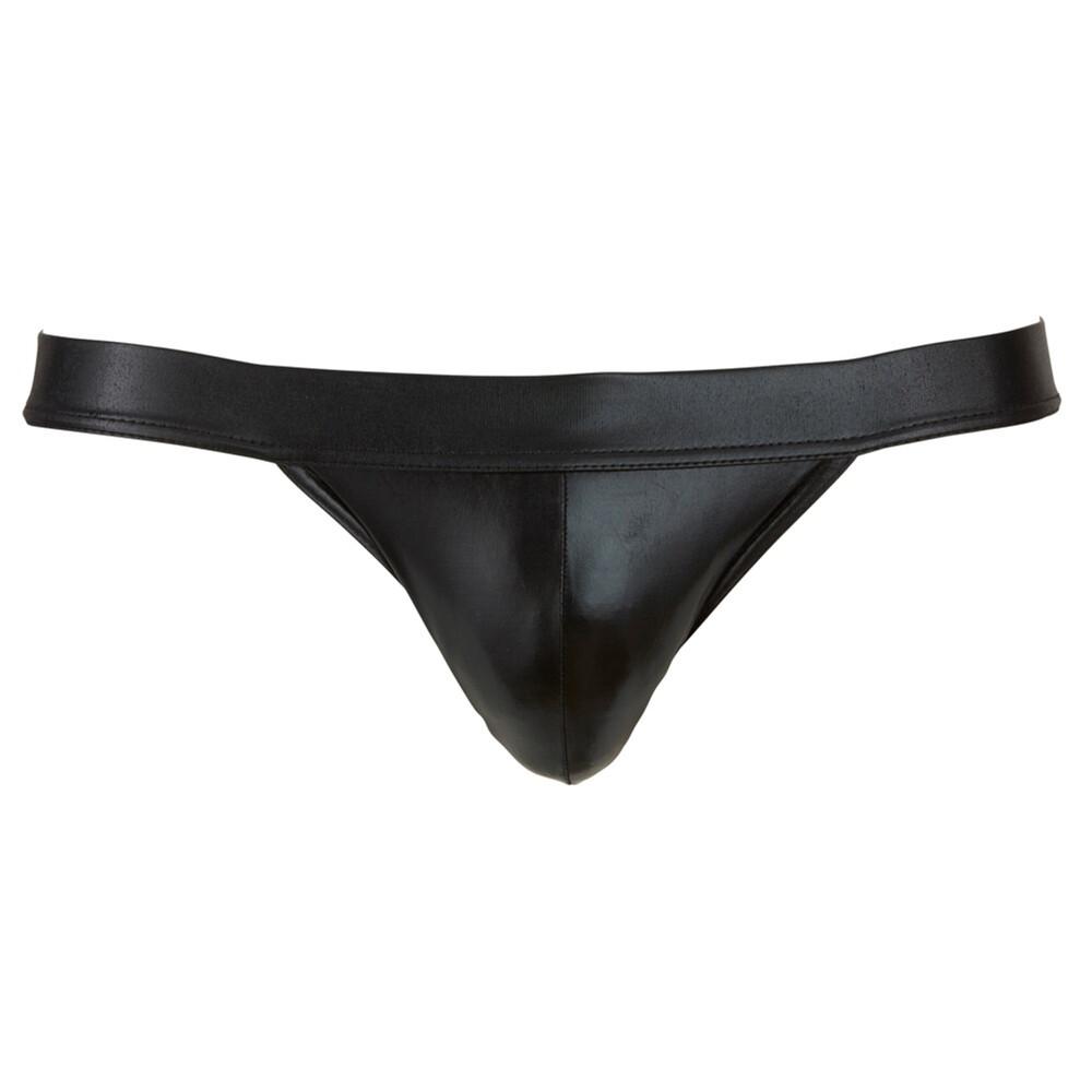 Intimo Uomo Sexy Jock Nero thumbnail 4