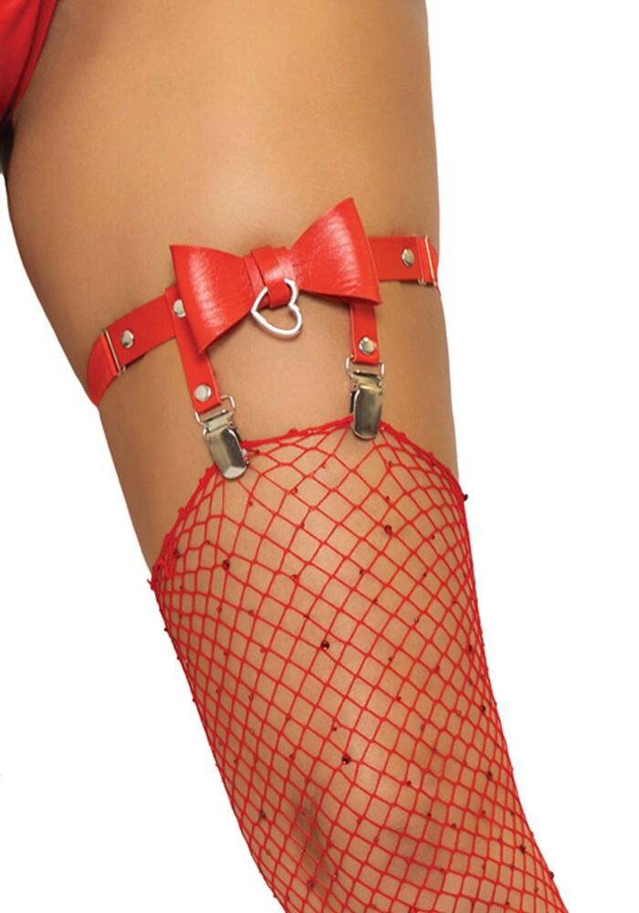 Giarrettiera Sexy Red Bows thumbnail 3
