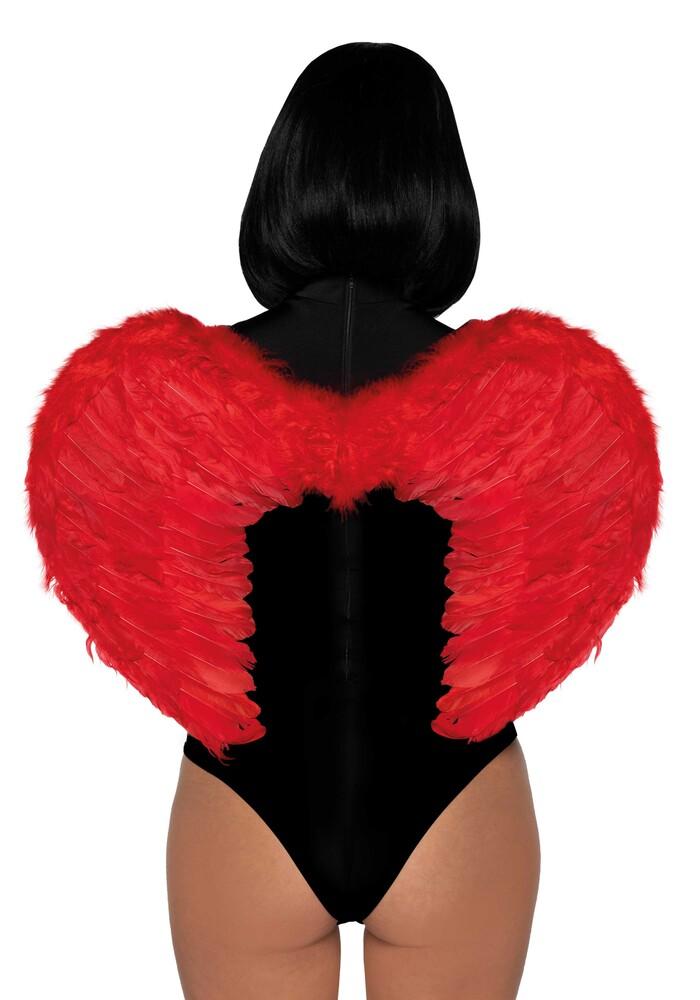 Ali Diavolo Sexy Marabou Feather Rosso thumbnail 3