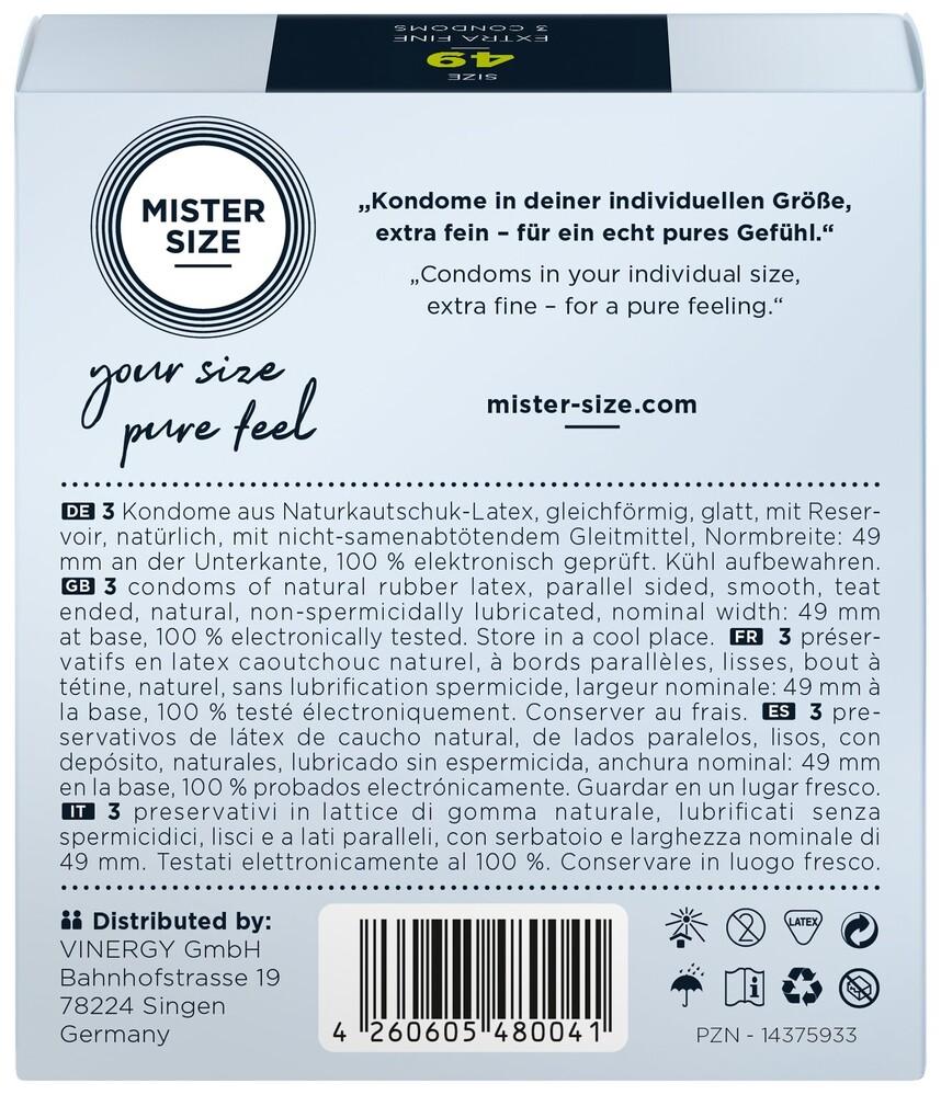 Preservativi Ultra Sottili 49 Mister Size thumbnail 2
