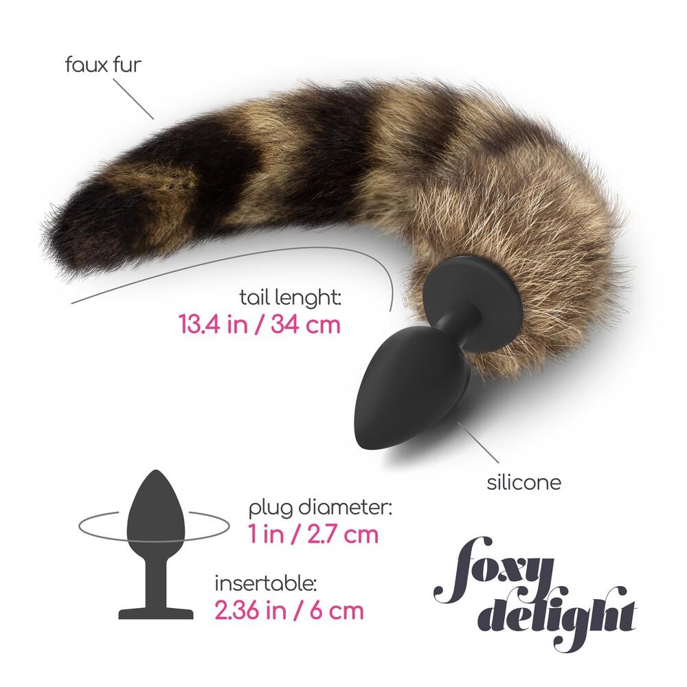 Plug Anale con Coda Foxy Delight thumbnail 3
