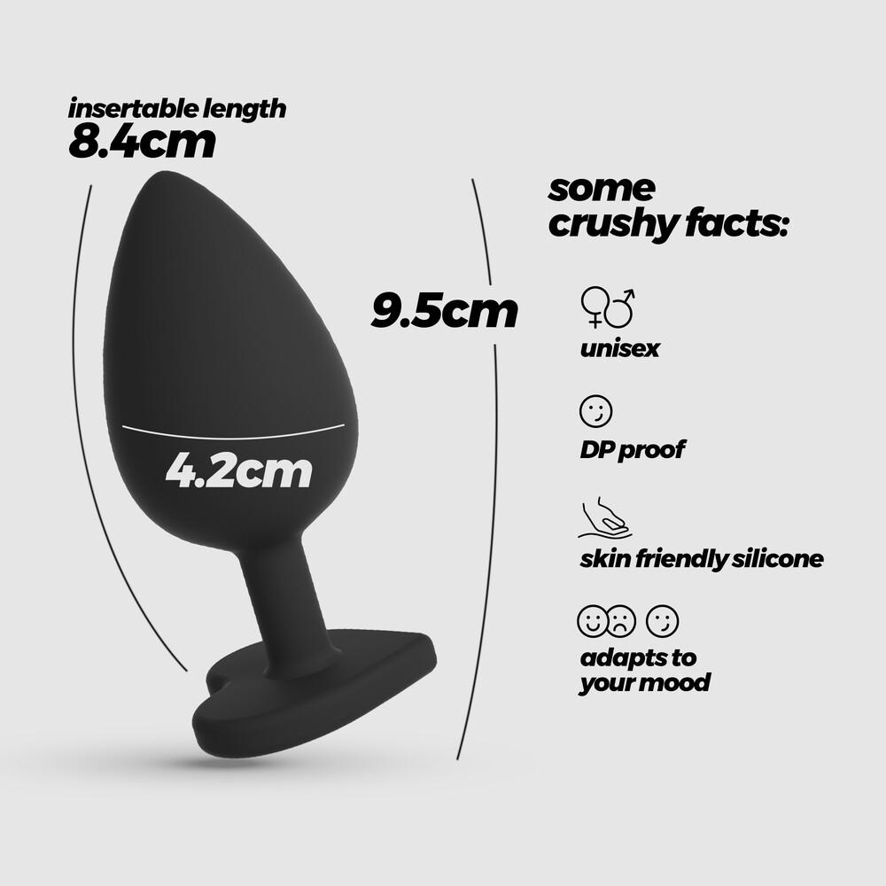 Plug Anale Cuore Ø 4,2 cm thumbnail 9