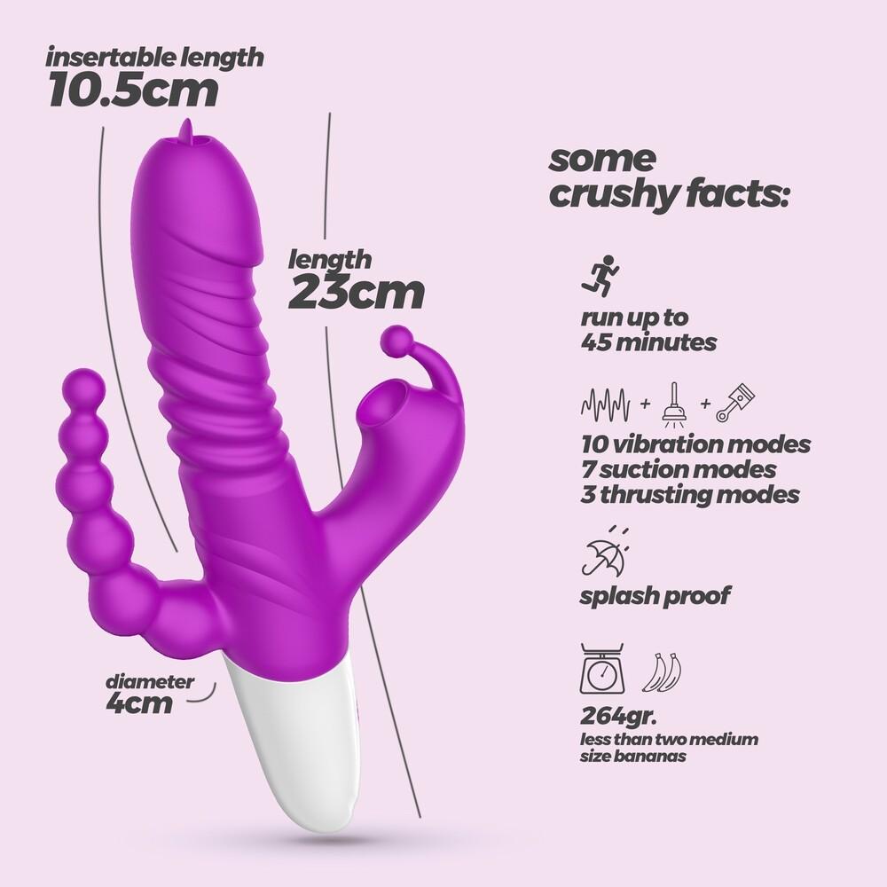 Vibratore Tripla Stimolazione Wrangler thumbnail 10