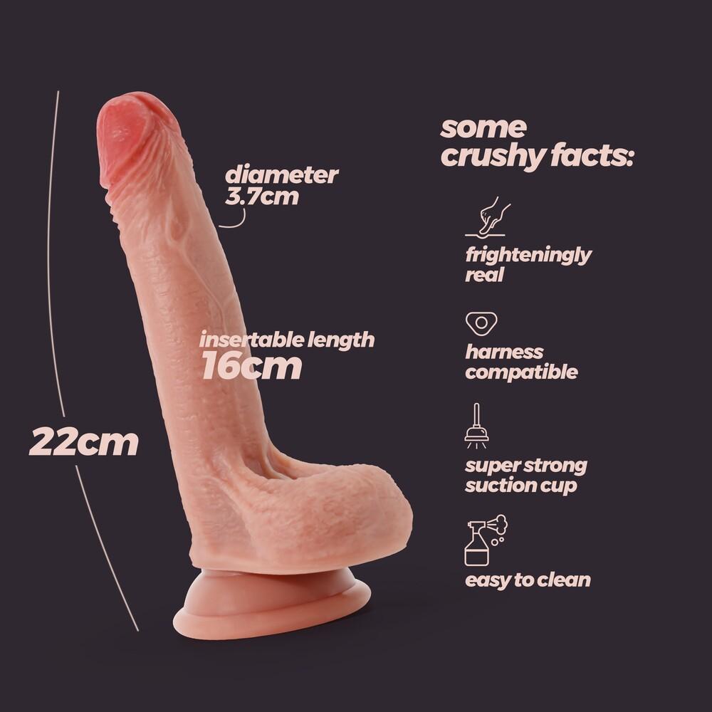 Dildo Realistico Inviktus 22 cm thumbnail 7