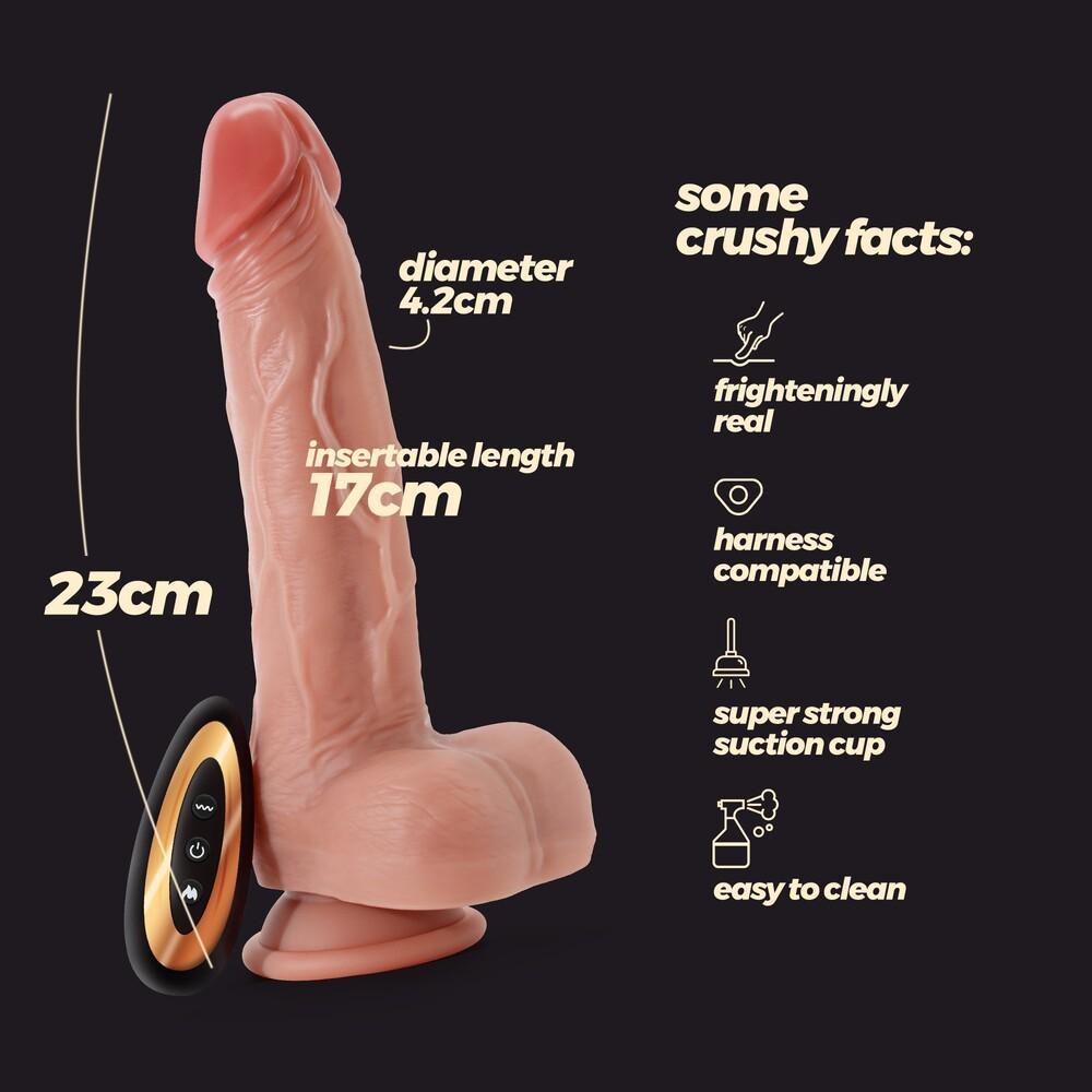 Inviktus 23 cm Vibratore Realistico thumbnail 8