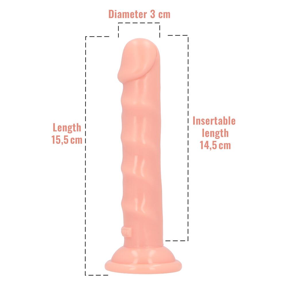 Dildo Anale Ugo 15,5 cm thumbnail 3