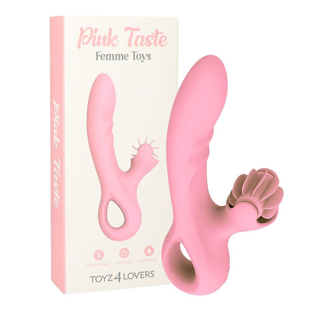 Vibratore Rabbit Pink Taste thumbnail 6