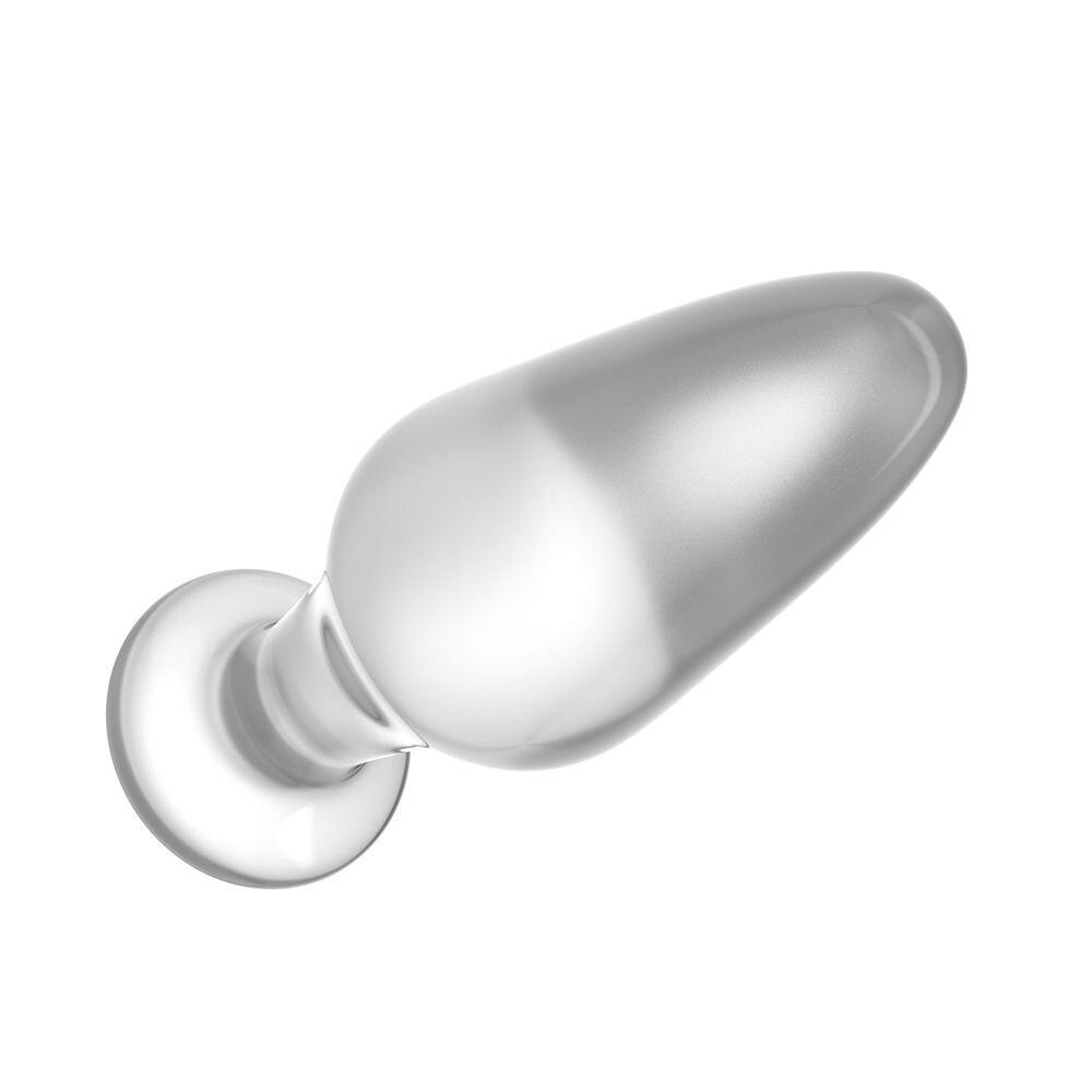 Plug Anale Glass Clear Love thumbnail 3
