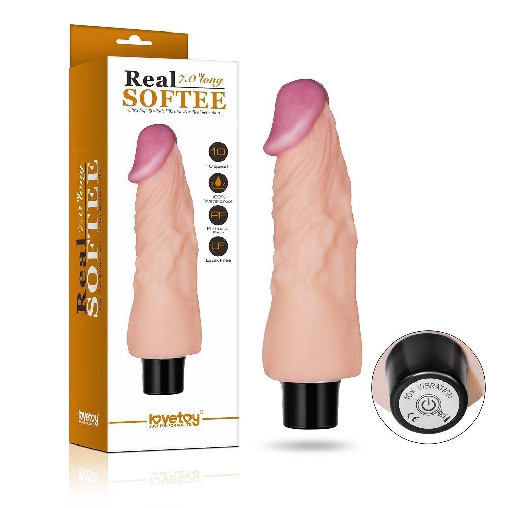Vibratore Realistico Clay 18 cm thumbnail 6