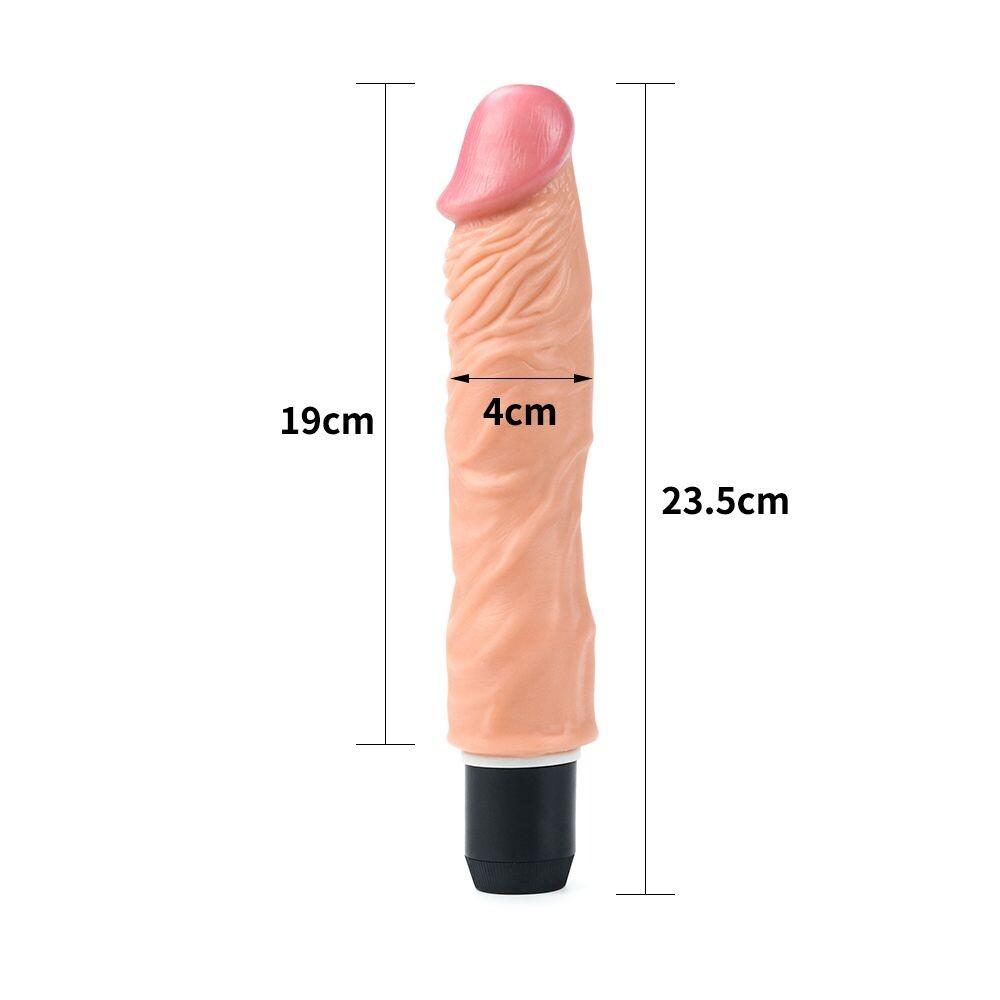 Vibratore Realistico Lester 23,5 cm thumbnail 3