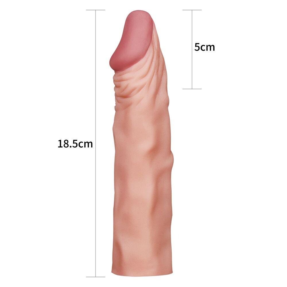 Guaina e Prolunga Pene Glory 18,5 cm thumbnail 3