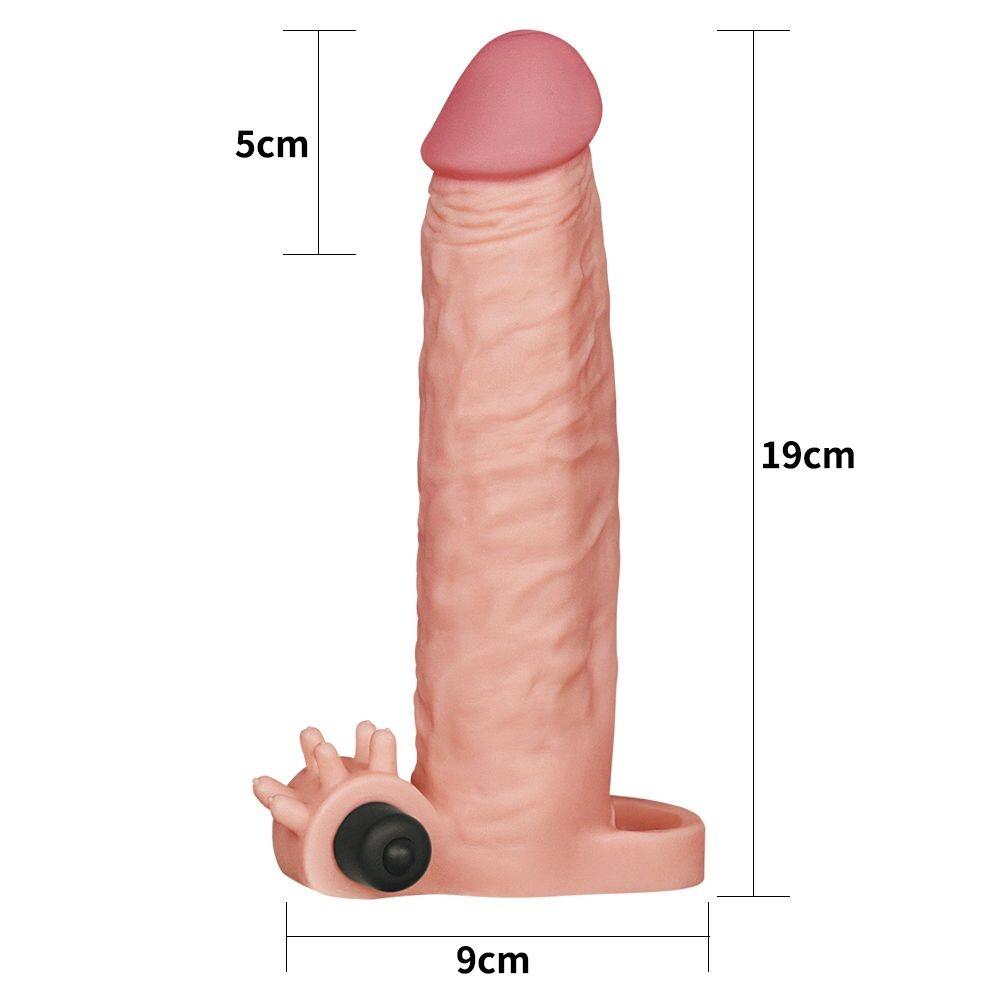 Guaina e Prolunga Pene Vibrante Glory 19 cm thumbnail 2