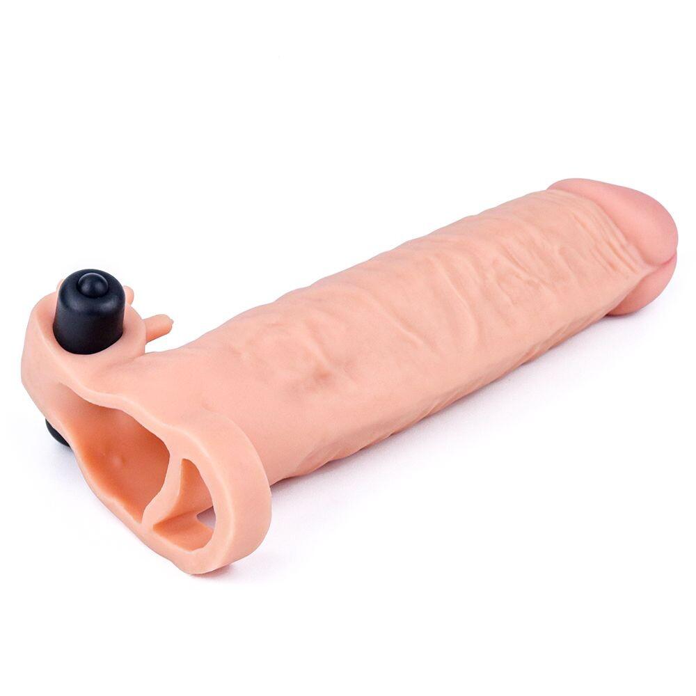 Guaina e Prolunga Pene Vibrante Glory 19 cm thumbnail 3