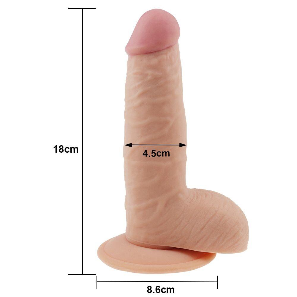 Dildo Realistico Ultra Soft Philiph 18 cm thumbnail 4