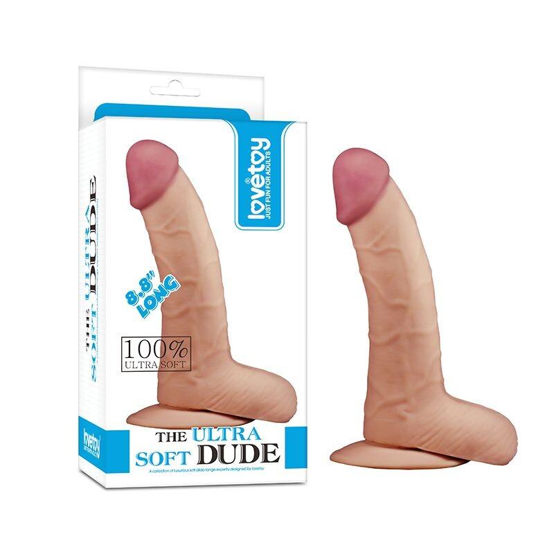 Dildo Realistico Ultra Soft Quentin 22,5 cm thumbnail 6