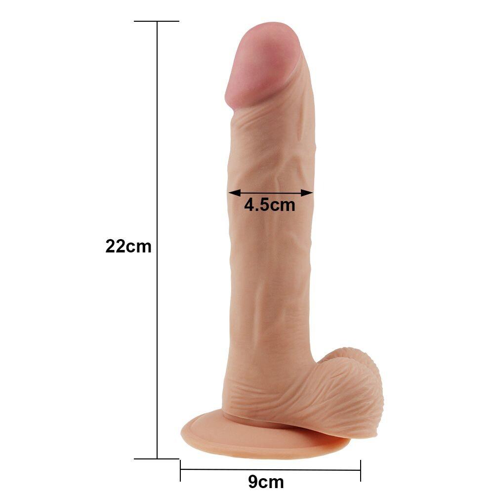 Dildo Realistico Ultra Soft Raphael 23 cm thumbnail 3