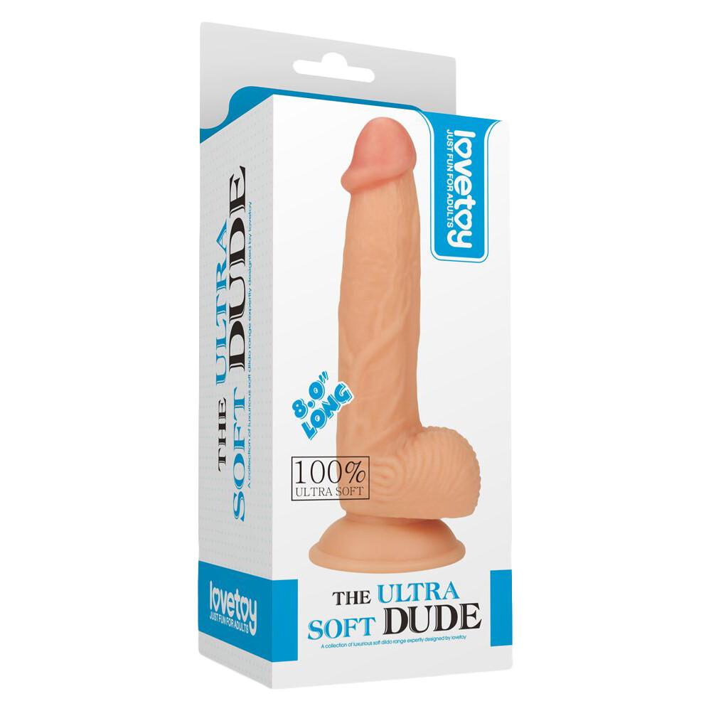 Dildo Realistico Ultra Soft Seth 20 cm thumbnail 5