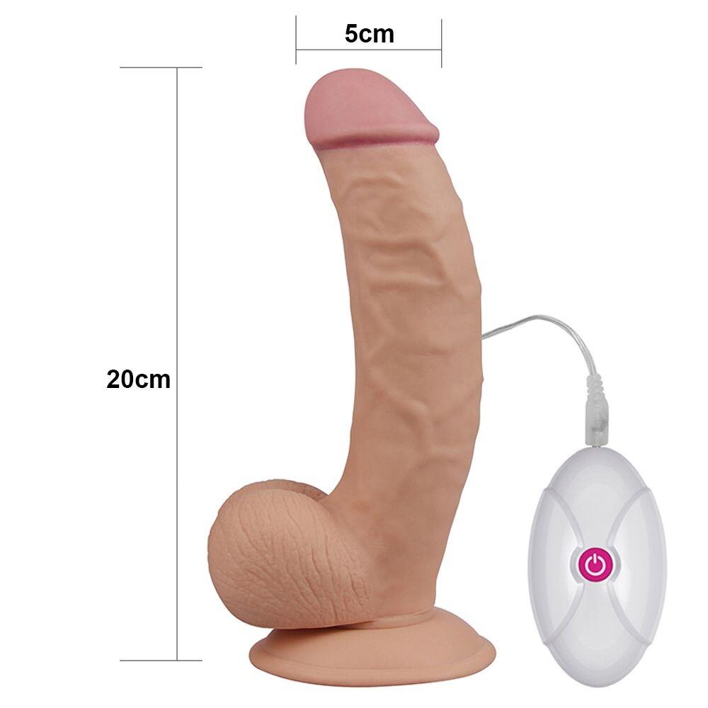 Vibratore Realistico Ultra Vibe William 20 cm thumbnail 4