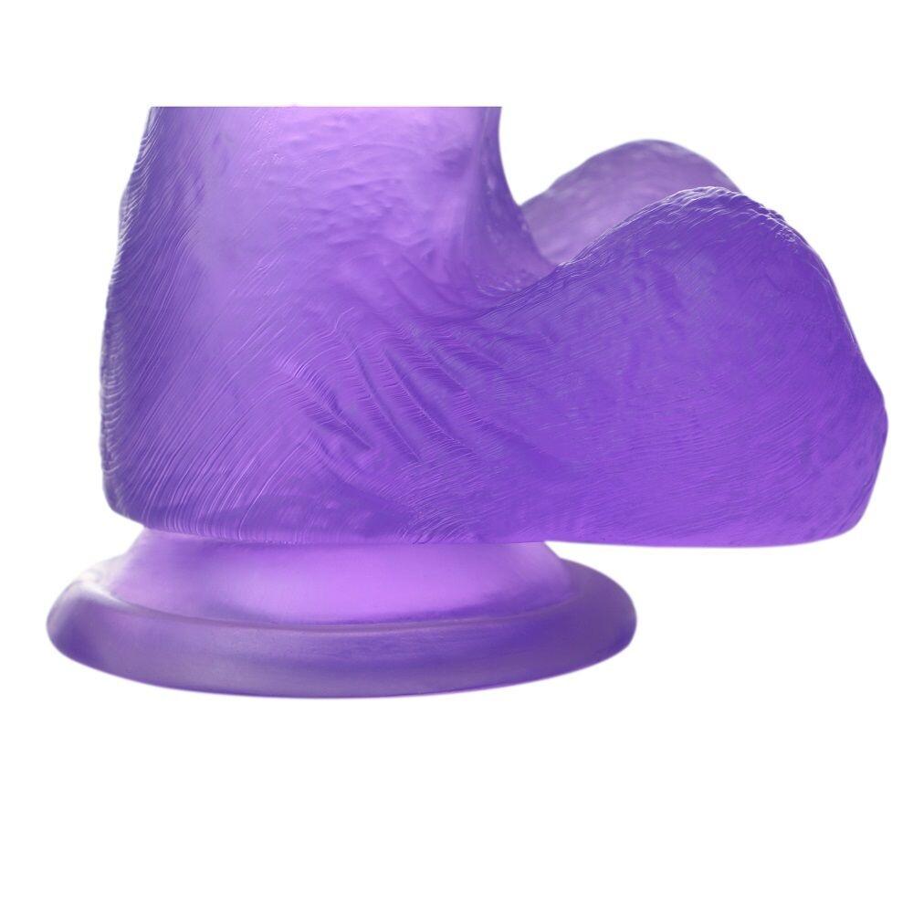 Dildo Realistico Jelly Crystal 17 cm thumbnail 5