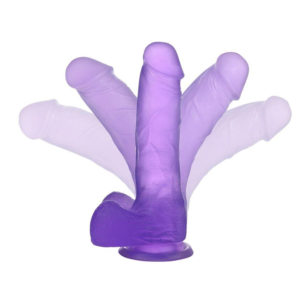 Dildo Realistico Jelly Crystal 17 cm thumbnail 2
