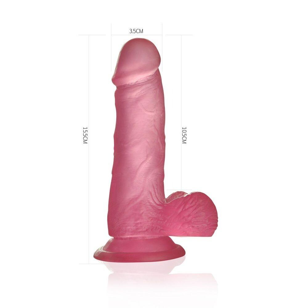 Dildo Realistico Jelly Studs 15,5 cm thumbnail 4