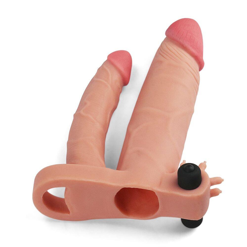 Guaina e Prolunga Pene X-Tender Double Vibe thumbnail 4