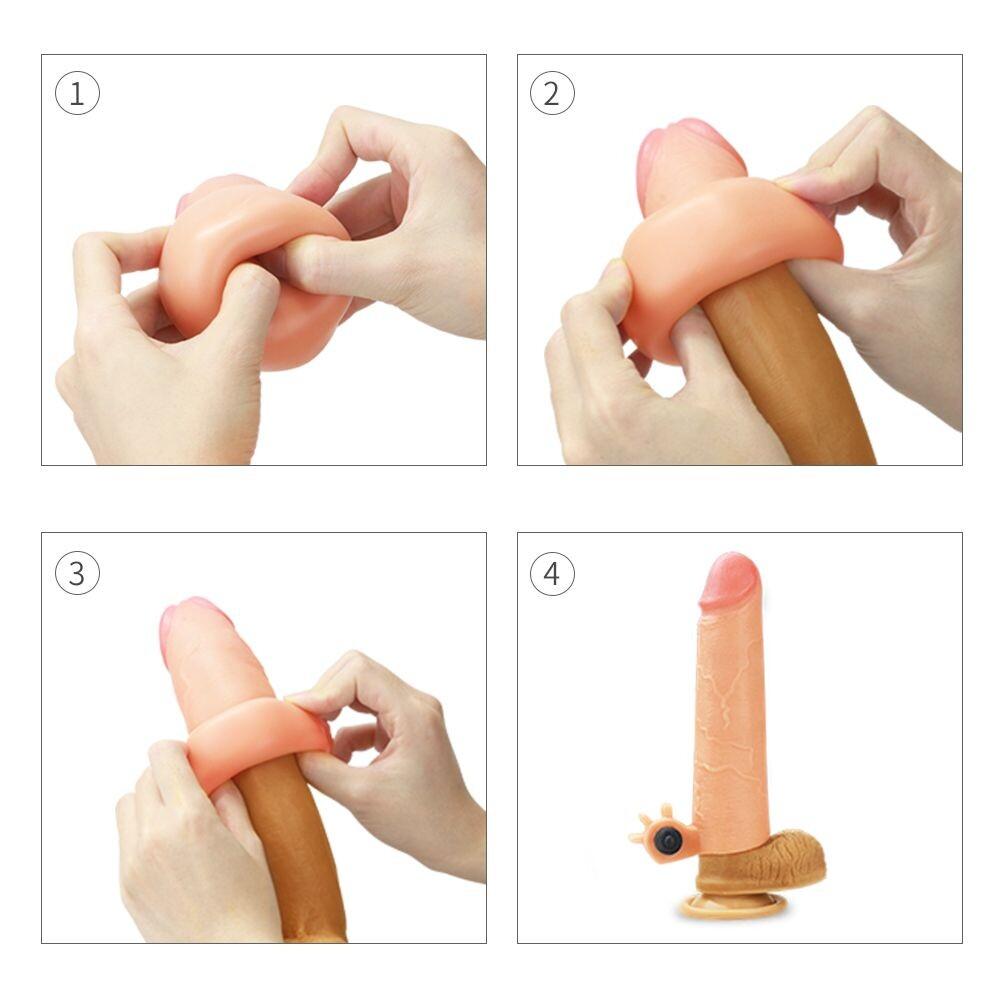 Guaina e Prolunga Pene Nature Vibe 19 cm thumbnail 3