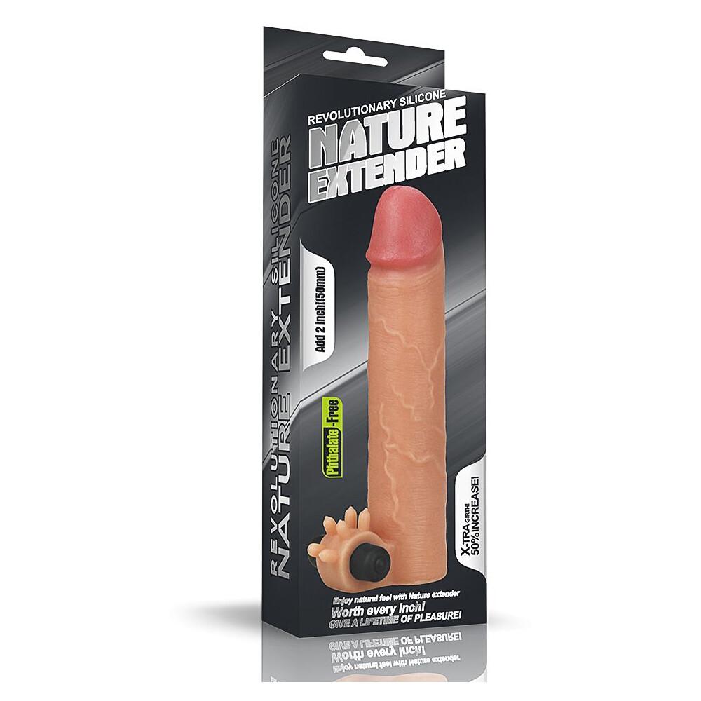 Guaina e Prolunga Pene Nature Vibe 19 cm thumbnail 4