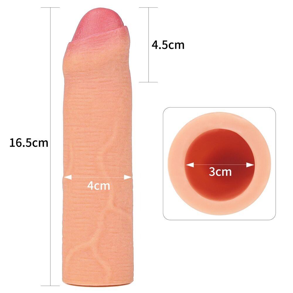 Guaina e Prolunga Pene Uncircumcised 16,5 cm thumbnail 2