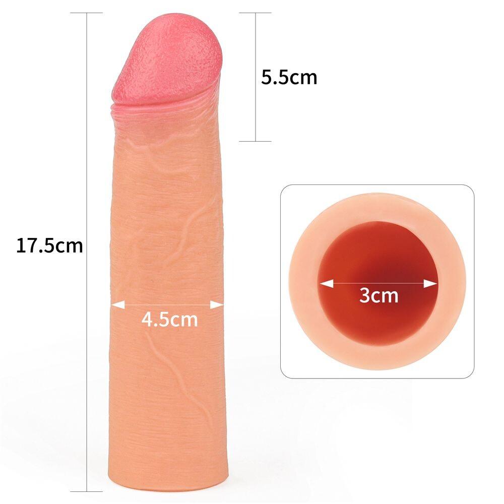 Guaina e Prolunga Pene Revolutionary Nature 17,5 cm thumbnail 2