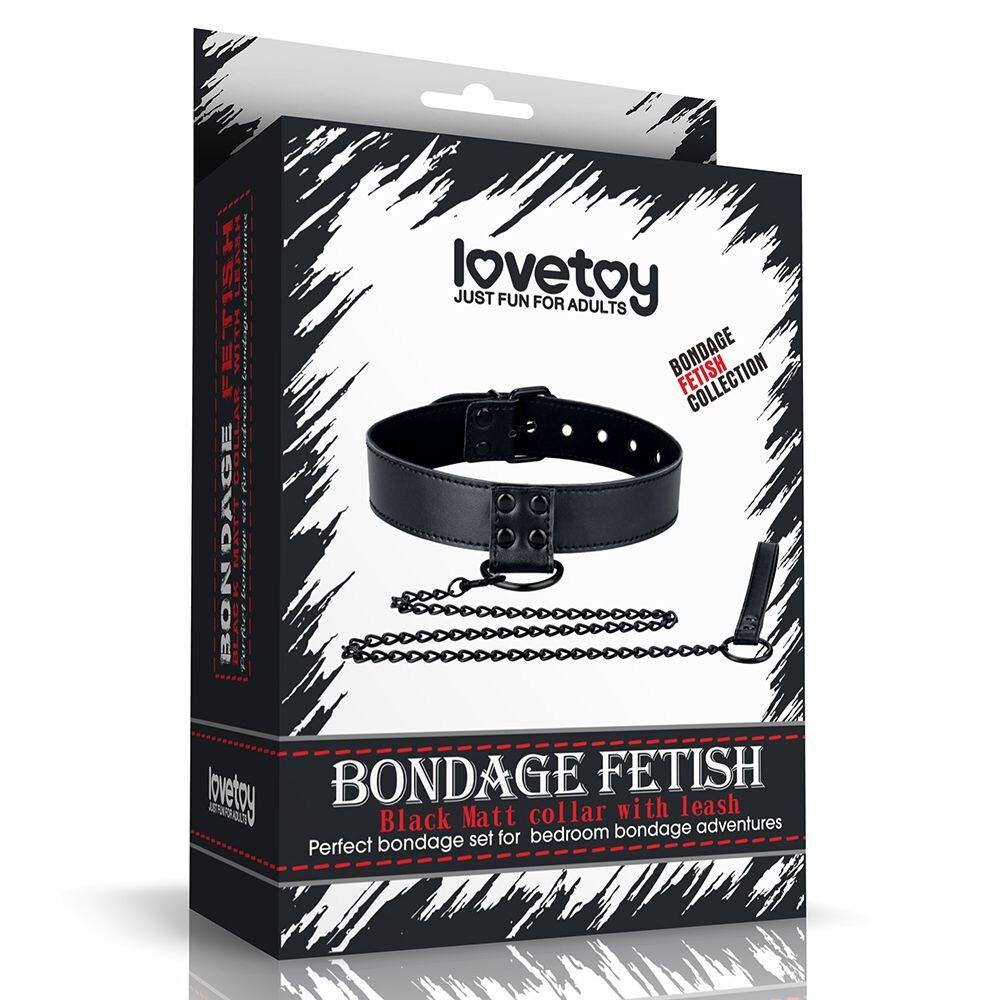 Collare Bondage con Guinzaglio Matt thumbnail 4