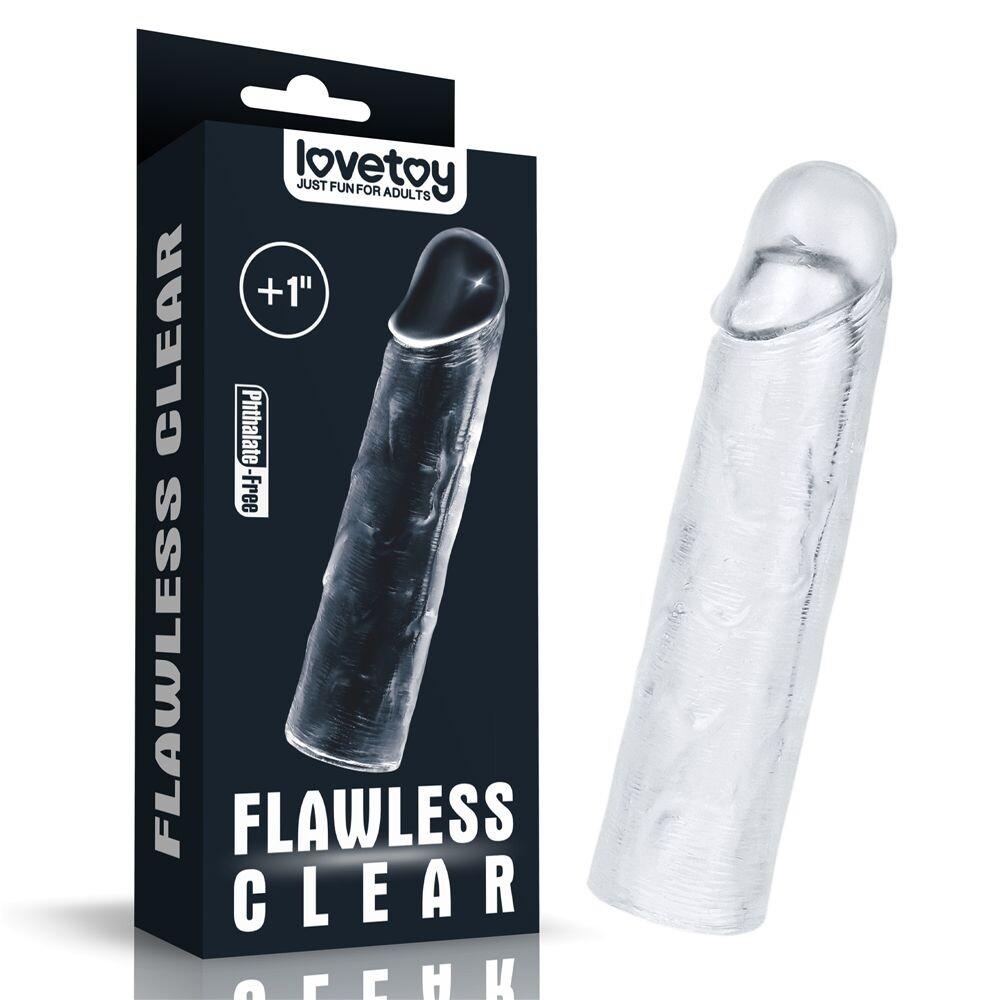 Guaina e Prolunga Pene Flawless 15,5 cm thumbnail 6