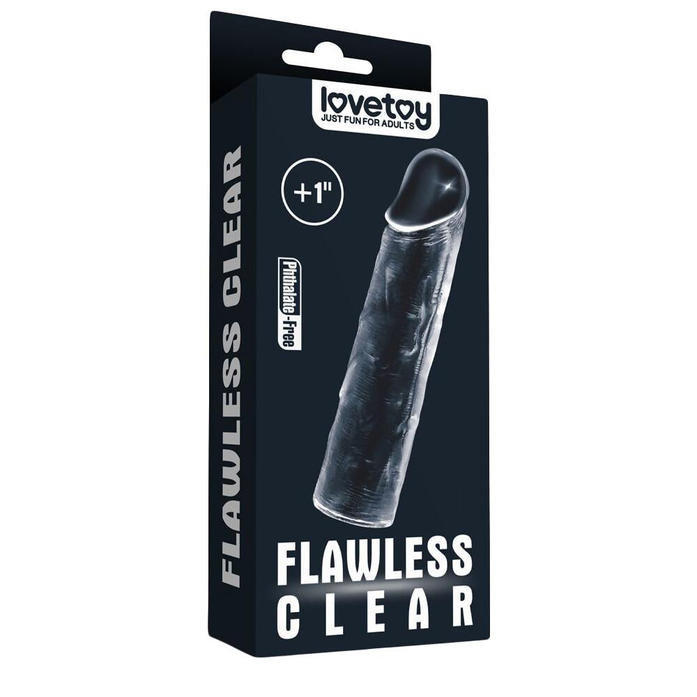 Guaina e Prolunga Pene Flawless 15,5 cm thumbnail 5