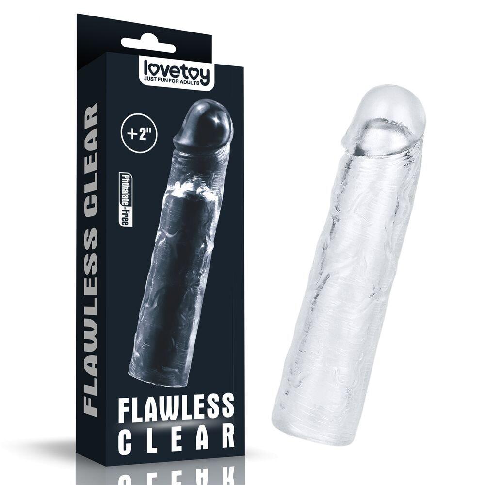Guaina e Prolunga Pene Flawless 2 19 cm thumbnail 7