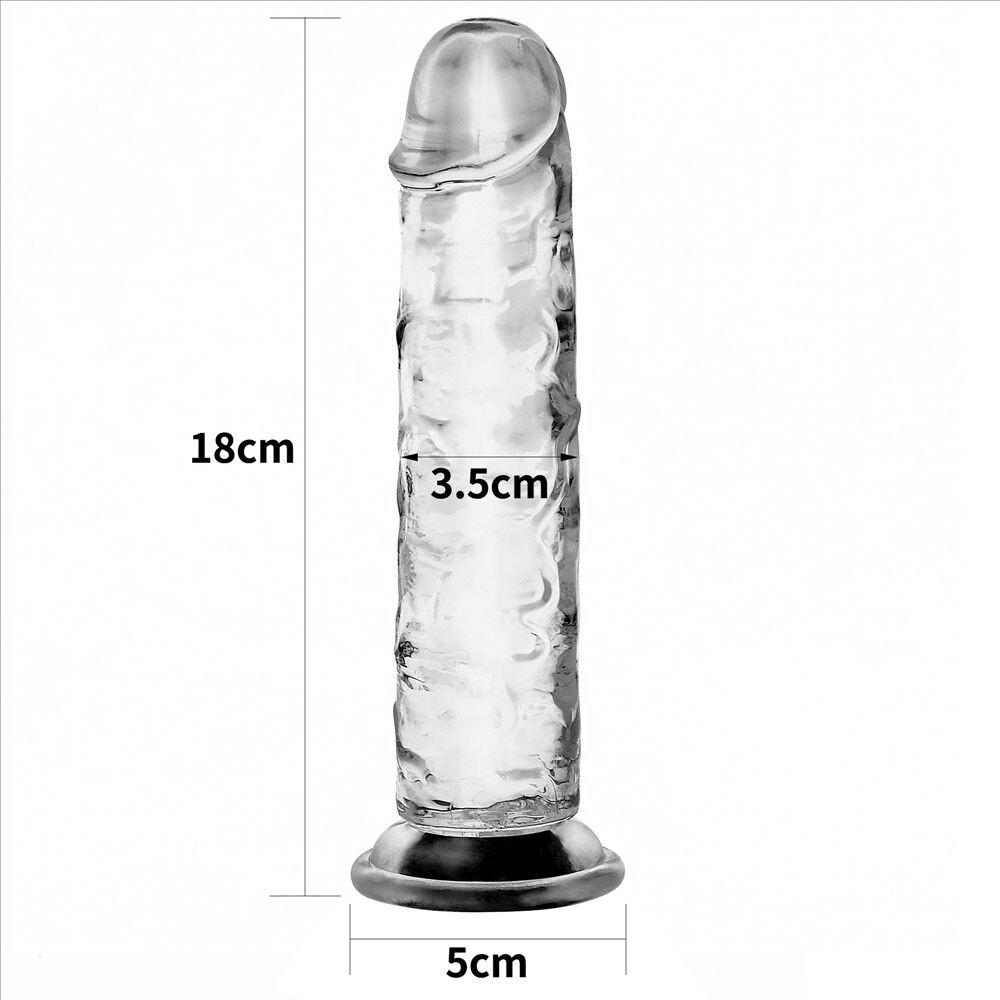 Dildo Realistico Flawless Clear 18 cm thumbnail 4