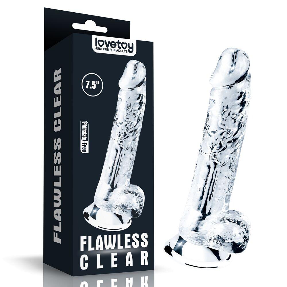Dildo Realistico Flawless Clear Ball 19 cm thumbnail 6