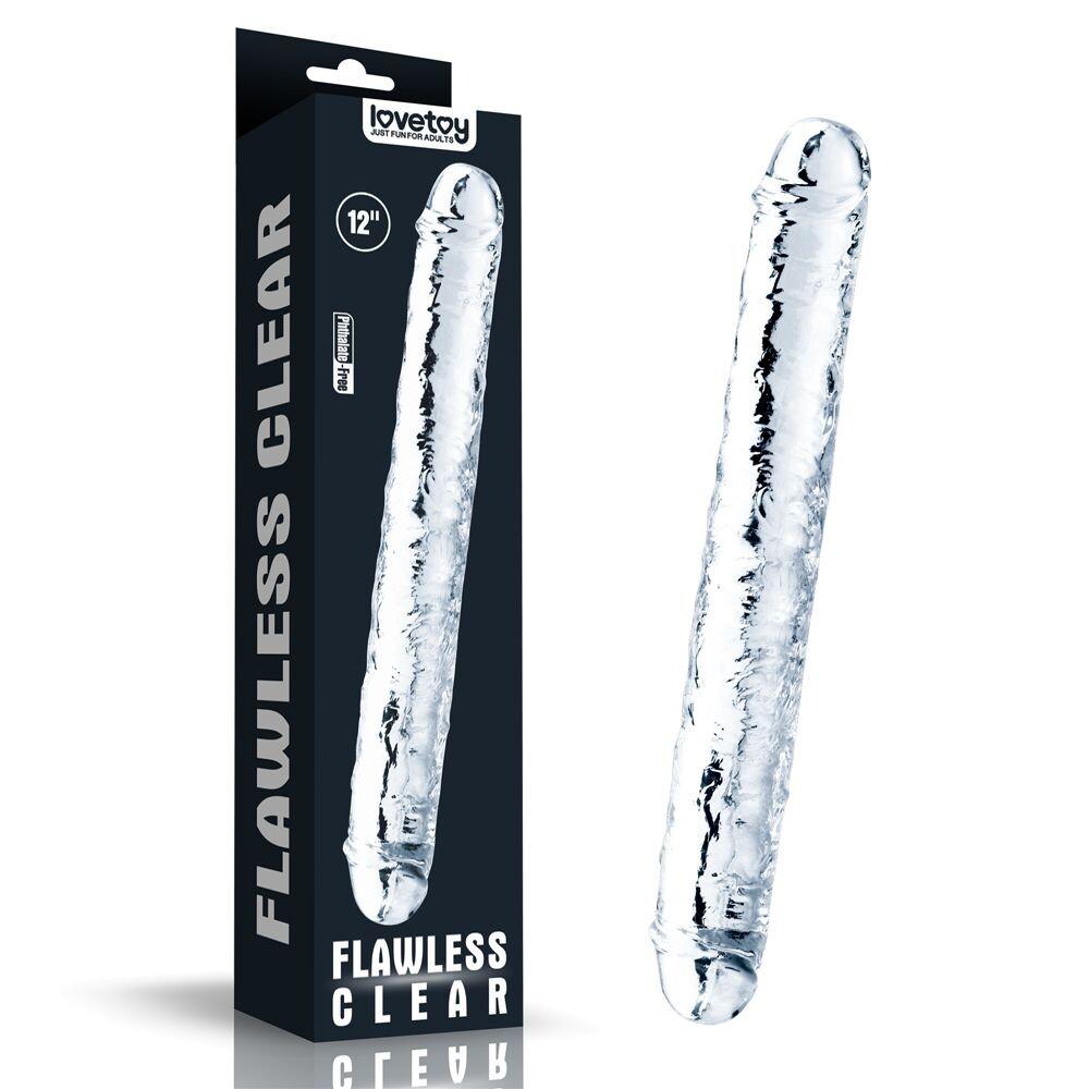 Dildo Doppio Flawless Clear 30 cm thumbnail 6