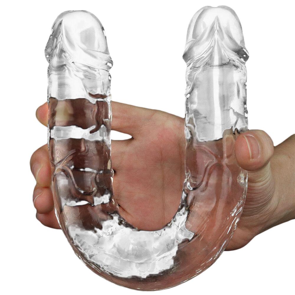 Dildo Doppio Flawless Clear 30 cm thumbnail 2