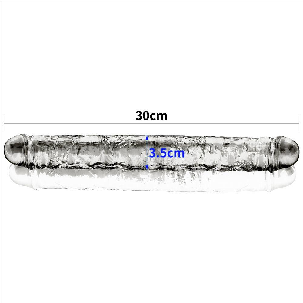 Dildo Doppio Flawless Clear 30 cm thumbnail 4