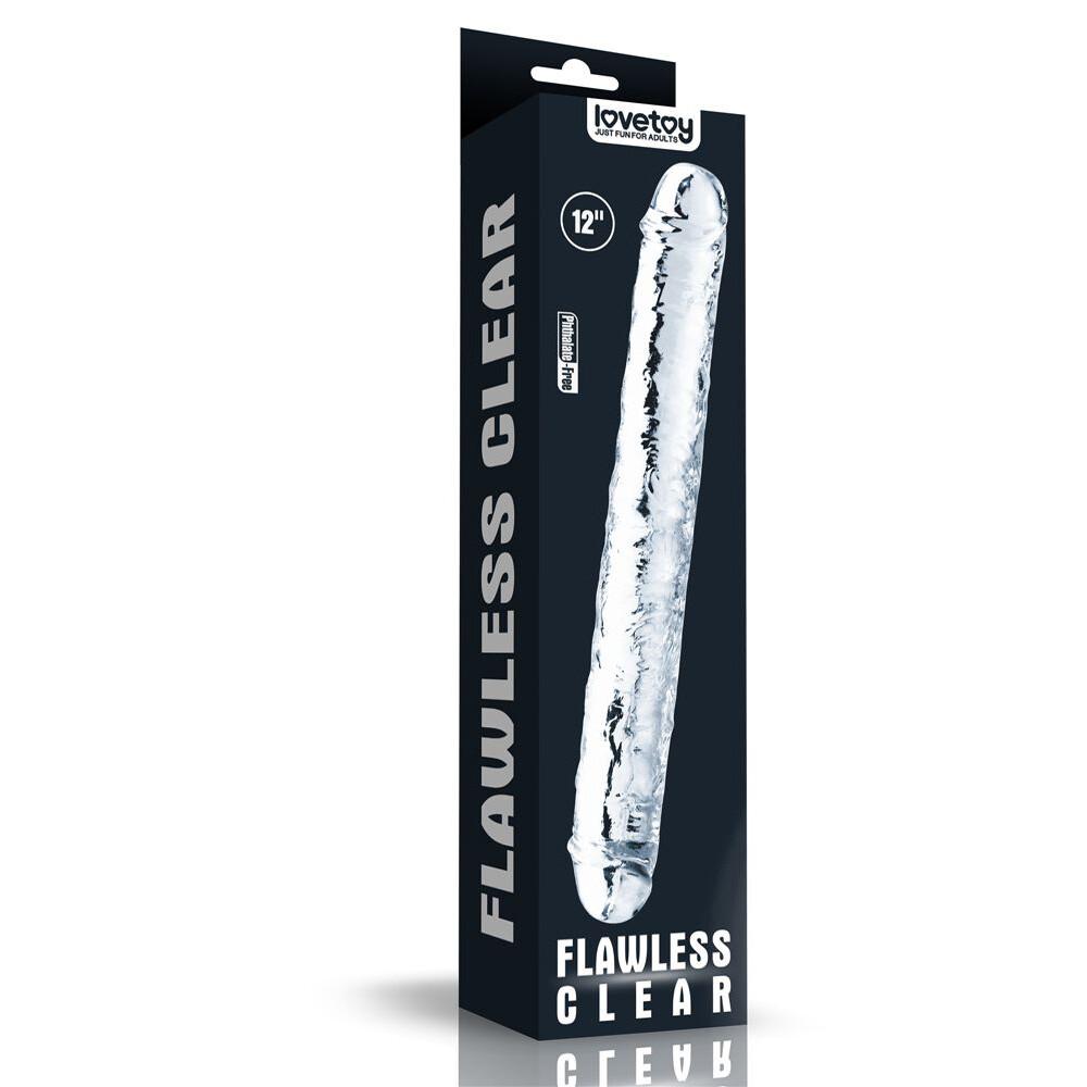 Dildo Doppio Flawless Clear 30 cm thumbnail 5