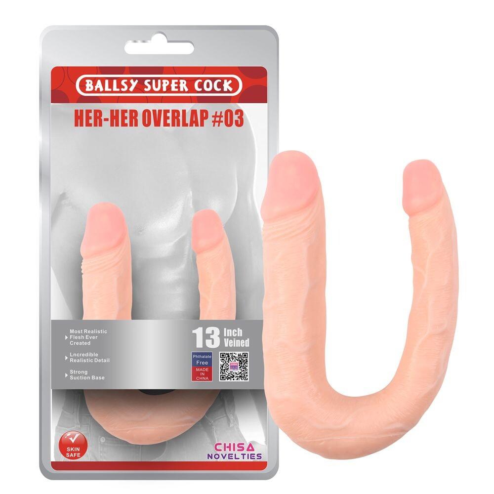 Dildo Doppio Her Her Overlap 33,5 cm thumbnail 6
