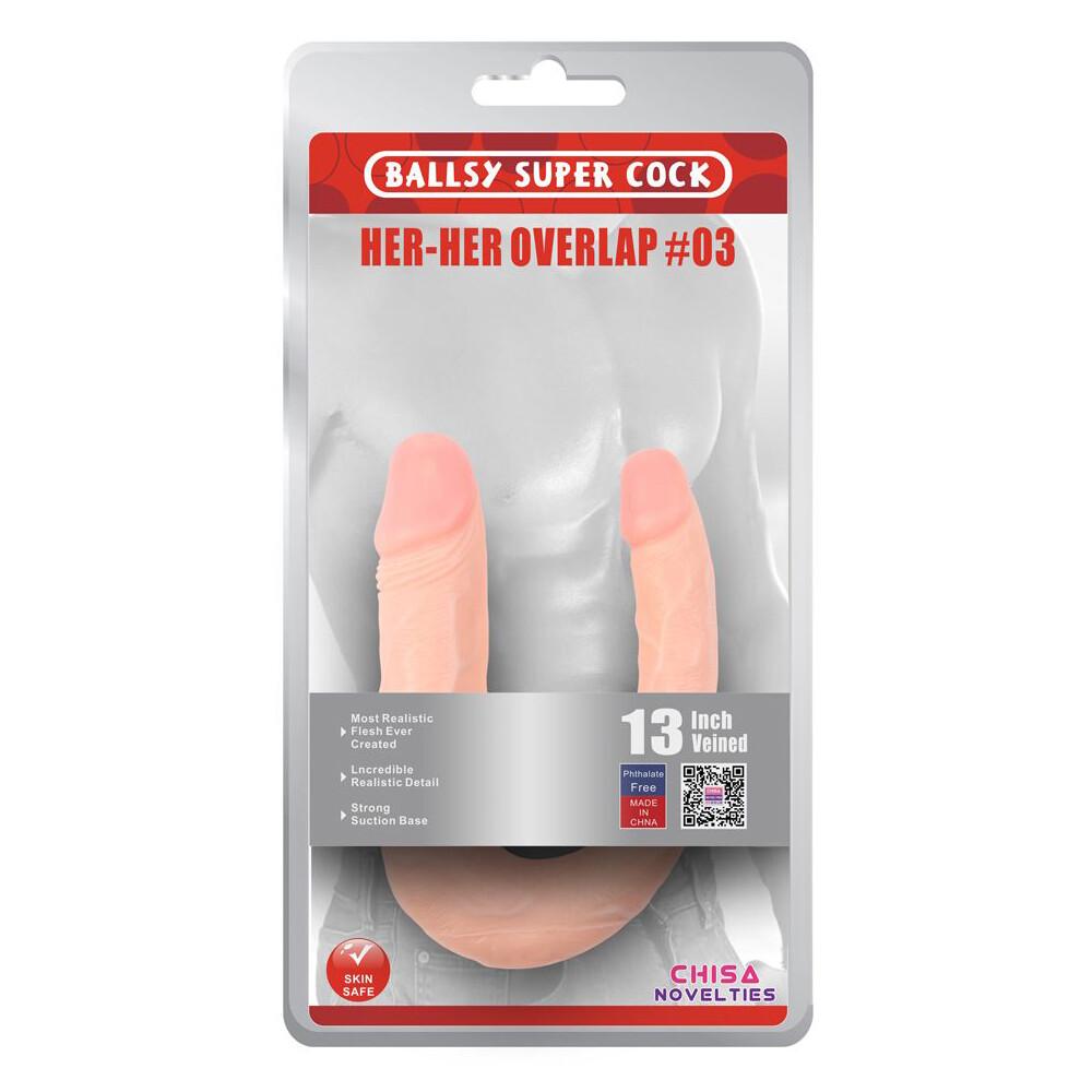 Dildo Doppio Her Her Overlap 33,5 cm thumbnail 5