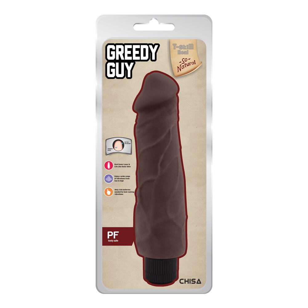 Vibratore Realistico Greedy Guy 24 cm thumbnail 5