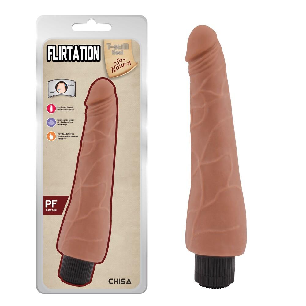 Vibratore Realistico Flirtation 24 cm thumbnail 4