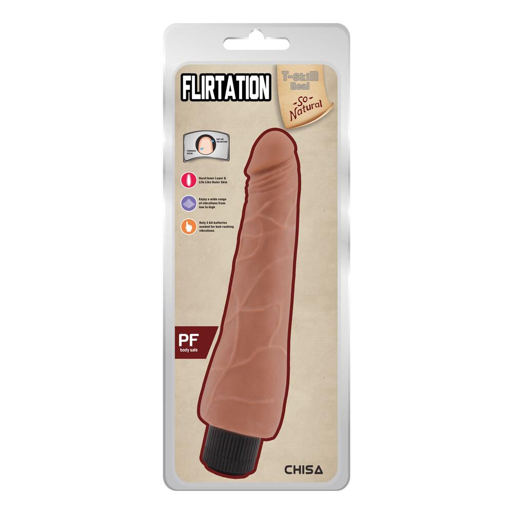 Vibratore Realistico Flirtation 24 cm thumbnail 3