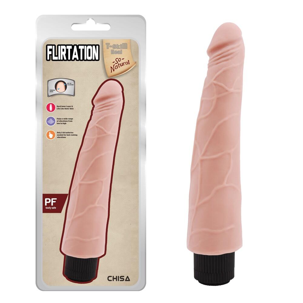 Vibratore Realistico Flirtation 24 cm thumbnail 6